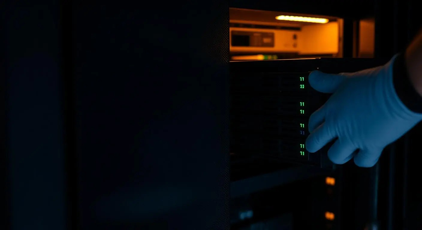 Virtual server infrastructure in a Mayer Networks datacenter rack